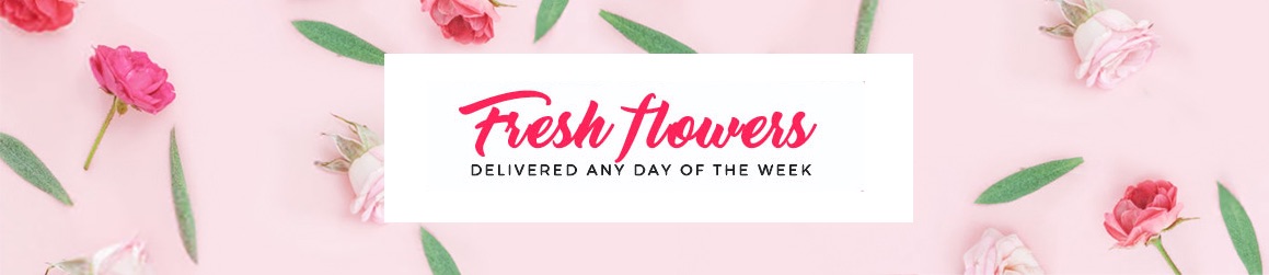Fresh flowers delivered any day of the week!